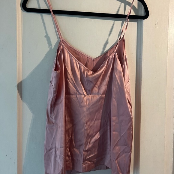 LA Perla Silk Camisole dark pink with spaghetti straps and stretch! NWT - Picture 4 of 12